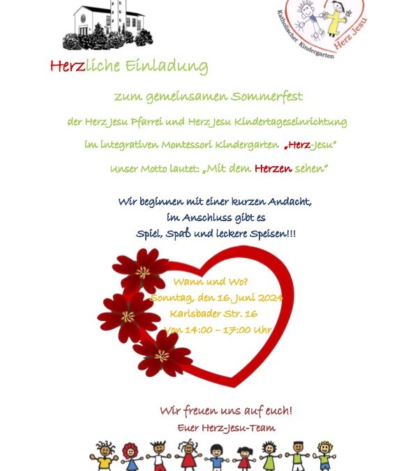 Einladung zum Sommerfest
