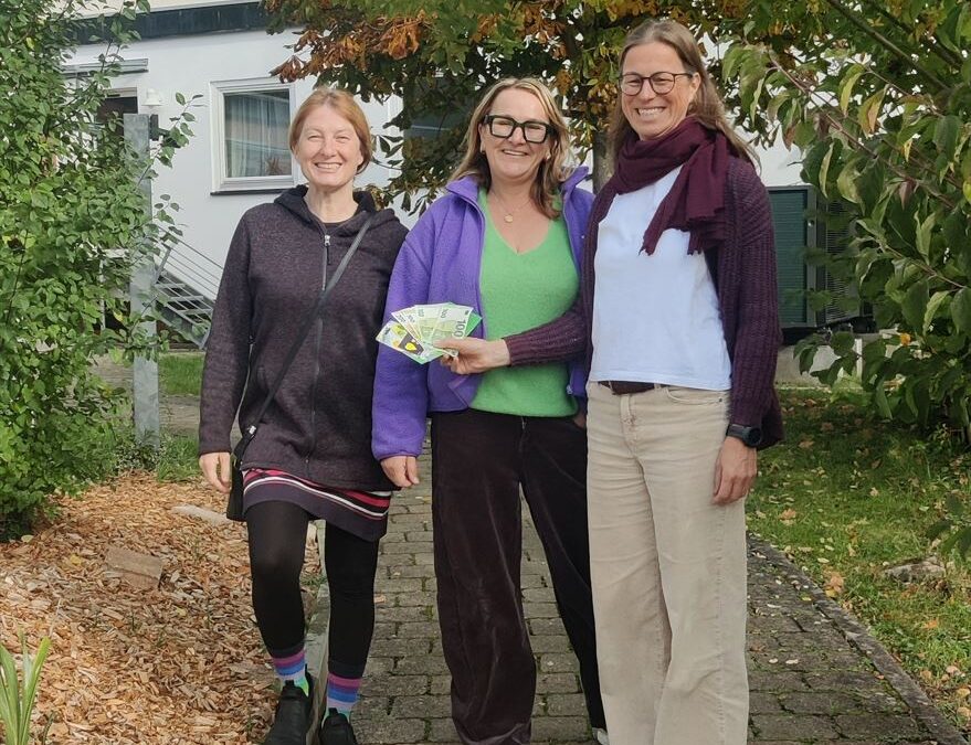 Spendenübergabe an die Naturentdecker Kita Herz Jesu